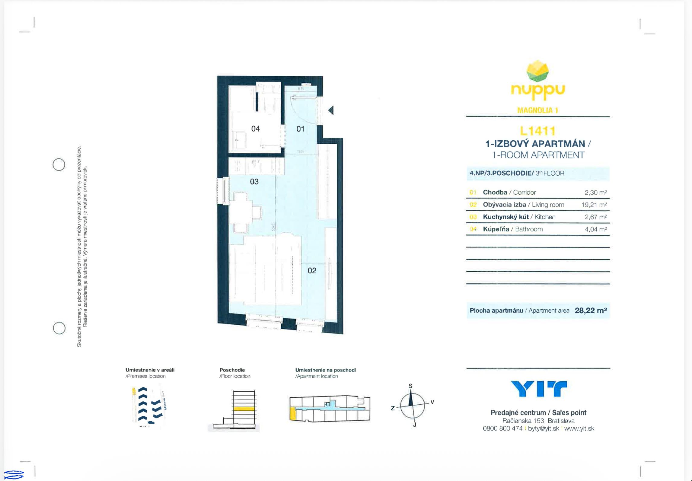 Investičná príležitosť – 1-izbový apartmán v projekte NUPPU
