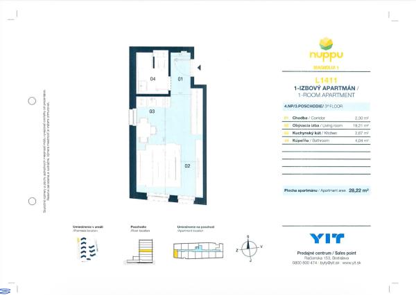 Investičná príležitosť – 1-izbový apartmán v projekte NUPPU